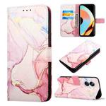 For Realme 10 Pro+ 5G PT003 Marble Pattern Flip Leather Phone Case(LS005)