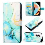 For Realme 10 Pro+ 5G PT003 Marble Pattern Flip Leather Phone Case(LS003)
