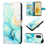 For OPPO Reno8 T 5G / A1 Pro 5G Global PT003 Marble Pattern Flip Leather Phone Case(LS003)