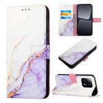 For Xiaomi 13 PT003 Marble Pattern Flip Leather Phone Case(LS006)