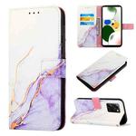 For Xiaomi Poco X5 Pro 5G PT003 Marble Pattern Flip Leather Phone Case(LS006)