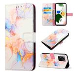 For Xiaomi Poco X5 Pro 5G PT003 Marble Pattern Flip Leather Phone Case(LS004)