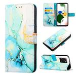 For Xiaomi Poco X5 Pro 5G PT003 Marble Pattern Flip Leather Phone Case(LS003)