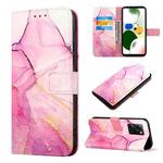 For Xiaomi Poco X5 Pro 5G PT003 Marble Pattern Flip Leather Phone Case(LS001)