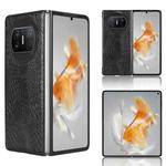 For Huawei Mate X3 Crocodile Texture Phone Case(Black)