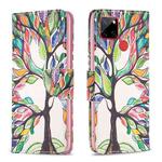 For Nokia C12 Colored Drawing Pattern Leather Phone Case(Tree Life)