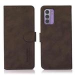 For Nokia G42 KHAZNEH Matte Texture Leather Phone Case(Brown)
