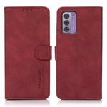 For Nokia G42 KHAZNEH Matte Texture Leather Phone Case(Red)