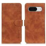 For Google Pixel 8 KHAZNEH Retro Texture Flip Leather Phone Case(Brown)