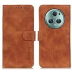 For Honor Magic5 Pro KHAZNEH Retro Texture Flip Leather Phone Case(Brown)