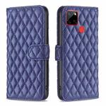 For Nokia C12 Diamond Lattice Wallet Flip Leather Phone Case(Blue)