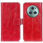 For Honor Magic5 Pro Retro Crazy Horse Texture Flip Leather Phone Case(Red)