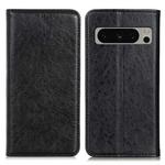 For Google Pixel 8 Pro Magnetic Crazy Horse Texture Leather Phone Case(Black)