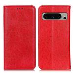 For Google Pixel 8 Pro Magnetic Crazy Horse Texture Leather Phone Case(Red)