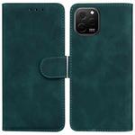 For Huawei nova Y61 / Enjoy 50z Skin Feel Pure Color Flip Leather Phone Case(Green)