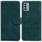 For Nokia G22 Skin Feel Pure Color Flip Leather Phone Case(Green)