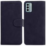 For Nokia G22 Skin Feel Pure Color Flip Leather Phone Case(Black)