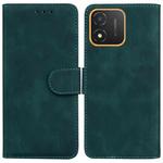 For Honor X5 Skin Feel Pure Color Flip Leather Phone Case(Green)