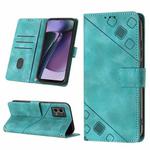 For Motorola Moto G Stylus 5G 2023 Skin-feel Embossed Leather Phone Case(Green)