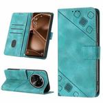 For OPPO Find X6 Pro Skin-feel Embossed Leather Phone Case(Green)