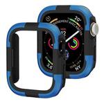 For Apple Watch Series SE 2&6&SE&5&4 44mm Armor Frame Watch Case(Blue)