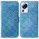 For Xiaomi 13 Lite / Civi 2 Colorful Magnetic Buckle Leather Phone Case(Blue)
