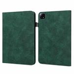 For Xiaomi Pad 6 Lace Flower Embossing Pattern Leather Tablet Case(Green)