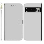 For Google Pixel 8 Pro Imitated Mirror Surface Leather Phone Case(Silver)