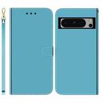 For Google Pixel 8 Pro Imitated Mirror Surface Leather Phone Case(Blue)