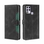 For Infinix Hot 11 Russia Skin Feel Magnetic Buckle Leather Phone Case(Black)