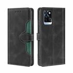 For Infinix Note 10 Pro Skin Feel Magnetic Buckle Leather Phone Case(Black)