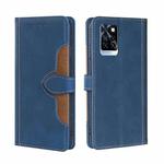 For Infinix Note 10 Pro Skin Feel Magnetic Buckle Leather Phone Case(Blue)