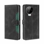 For Infinix Note 12 Pro 4G / Note 12 2023 Skin Feel Magnetic Buckle Leather Phone Case(Black)