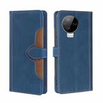 For Infinix Note 12 Pro 4G / Note 12 2023 Skin Feel Magnetic Buckle Leather Phone Case(Blue)