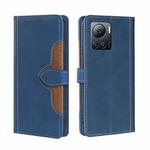 For Infinix Note 12 VIP Skin Feel Magnetic Buckle Leather Phone Case(Blue)