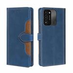 For Tecno Spark 8C / Spark GO 2022 Skin Feel Magnetic Buckle Leather Phone Case(Blue)