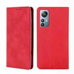 For Blackview A85 Skin Feel Magnetic Horizontal Flip Leather Phone Case(Red)