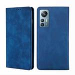 For Blackview A85 Skin Feel Magnetic Horizontal Flip Leather Phone Case(Blue)