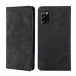 For Rakuten Big S Skin Feel Magnetic Horizontal Flip Leather Phone Case(Black)
