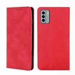 For Nokia G22 Skin Feel Magnetic Horizontal Flip Leather Phone Case(Red)