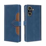 For Huawei Enjoy 60 Skin Feel Magnetic Buckle Leather Phone Case(Blue)