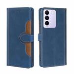 For vivo S16e Skin Feel Magnetic Buckle Leather Phone Case(Blue)