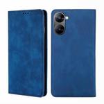 For Realme V30 5G / V30t Skin Feel Magnetic Horizontal Flip Leather Phone Case(Blue)