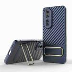 For Honor 80 Pro 5G Wavy Textured Phone Case (Blue)