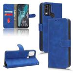 For Nokia C22 Skin Feel Magnetic Flip Leather Phone Case(Blue)