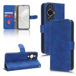 For Huawei nova 11 Skin Feel Magnetic Flip Leather Phone Case(Blue)
