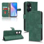 For Huawei Maimang 20 Skin Feel Magnetic Flip Leather Phone Case(Green)