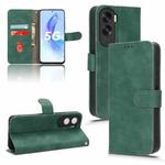 For Honor X50i Skin Feel Magnetic Flip Leather Phone Case(Green)