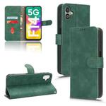For Samsung Galaxy F14 Global Skin Feel Magnetic Flip Leather Phone Case(Green)