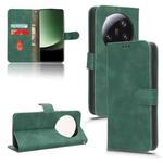 For Xiaomi 13 Ultra Skin Feel Magnetic Flip Leather Phone Case(Green)